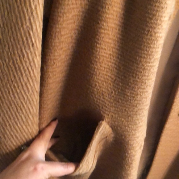 Vintage wool coat with fur collar - Picture 4 of 8